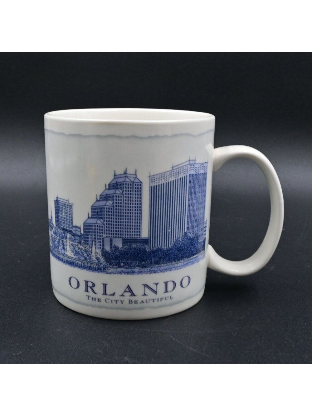 Starbucks Orlando The City Beautiful Coffee Mug 2007 Skyline Architecture 18 oz